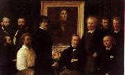 Henri Fantin-Latour Homage to Delacroix oil painting artist